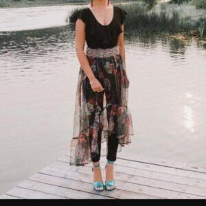 Anthropology skirted pants